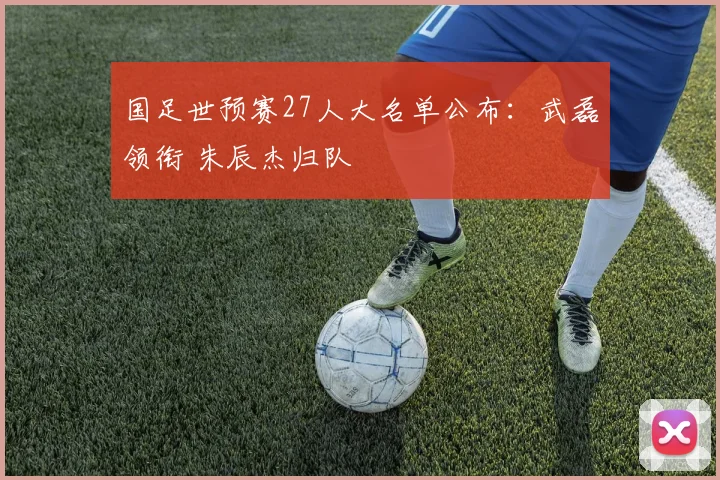 国足世预赛27人大名单公布：武磊领衔 朱辰杰归队